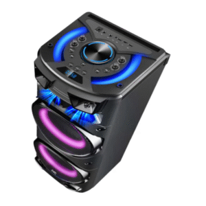 JVC XS-N7222PB Party Speaker – 5000W PMPO with Bluetooth, USB, and LED Ring Lights"