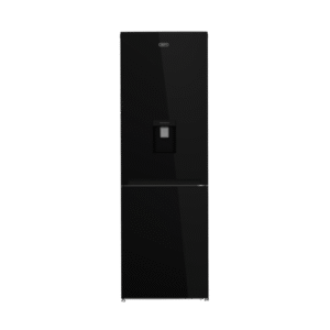 Defy 348L Bottom Freezer Fridge – Black Glass Finish With Water Dispenser
