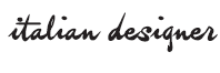 Italian designer logo