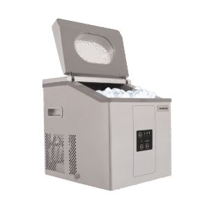 SnoMaster ZBC-15 Counter-Top Bullet Ice Maker – 15kg Stainless Steel