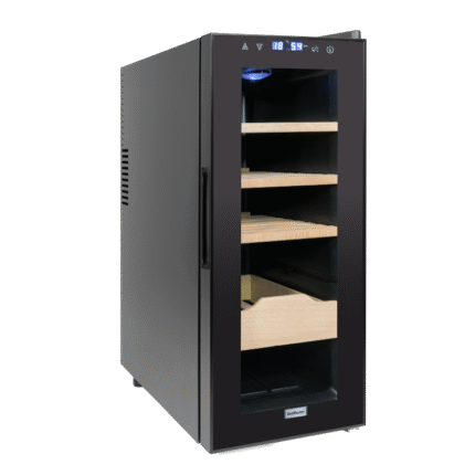 SnoMaster 35L Counter-Top Thermo Cooled Cigar Humidor – Silver (Z150163)