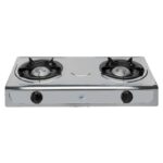 2-Plate Stainless Steel Stove 193E with Hose and Regulator