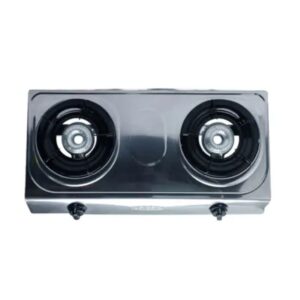 Cadac 2 Plate Stainless Steel Gas Stove without hose and regulator – model 193E