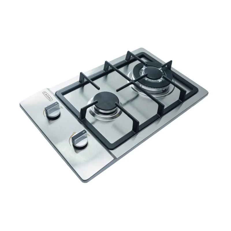 CADAC Gas hob-02 Stainless Steel Manual Gas Stove  (2 Burners) - Image 2