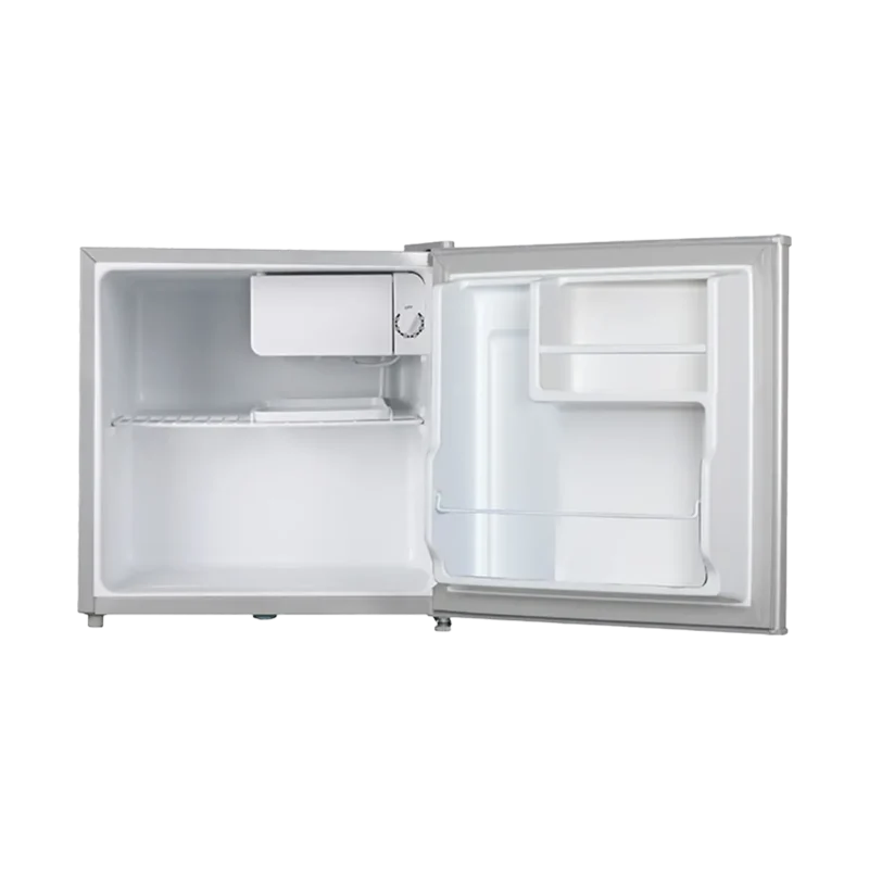 Midea 43L Single Door Bar Fridge - Silver - Lock