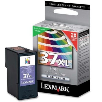 Lexmark 37XL Colour CMY Original Ink Cartridge packaging