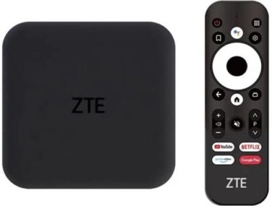 ZTE B866V2K Android TV box with remote and HDMI cable – certified 4K streaming