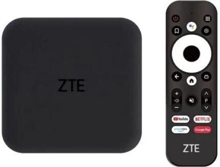 ZTE B866V2K Android TV box with remote and HDMI cable – certified 4K streaming