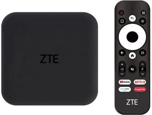 ZTE B866V2K Android TV box with remote and HDMI cable – certified 4K streaming