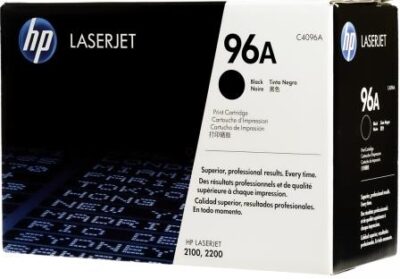 HP 96A Black LaserJet Toner Cartridge C4096A – Compatible with LaserJet 2100/2200