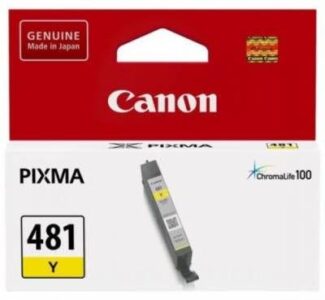 Canon CLI 481 Yellow Ink Cartridge – Genuine Canon Ink