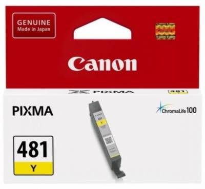 Canon CLI 481 Yellow Ink Cartridge – Genuine Canon Ink