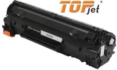 TopJet Replacement Toner Cartridge for HP CE278A (78A) – Black, Retail Box