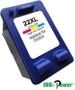 InkPower Generic Replacement Tri-Colour Cartridge for HP 22XL