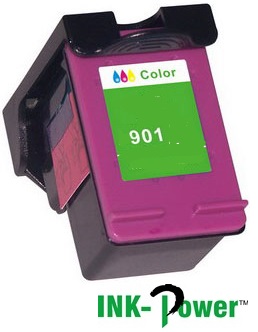 InkPower Tri-Colour Replacement Ink Cartridge CC656A for HP Officejet