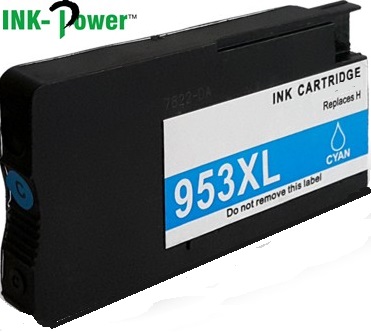 InkPower 953XL Cyan Replacement Cartridge F6U16AE for HP OfficeJet Pro