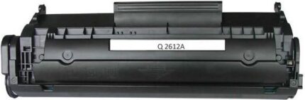 TOPJET HP Generic Q2612A Black Toner Cartridge – Compatible with 103 / 303 / 703