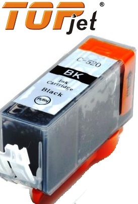 TopJet PGI-520BK Black Ink Cartridge for Canon Pixma Printers