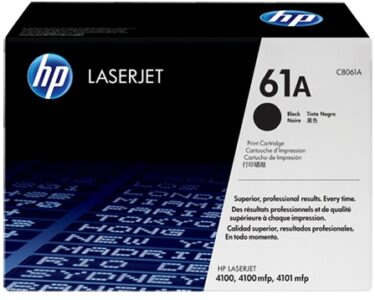 HP 61A C8061A Black LaserJet Toner Cartridge – Original HP