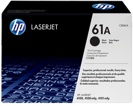 HP 61A C8061A Black LaserJet Toner Cartridge – Original HP