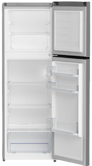 Defy 157lt Top Freezer Fridge front view - Metallic DAD239