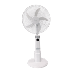 Midea, rechargeable fan, 18inch fan, white fan, FS45-23MRD, portable fan, adjustable speed fan