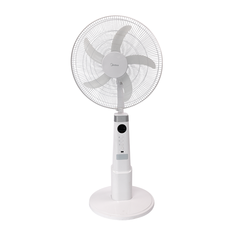 Midea, rechargeable fan, 18inch fan, white fan, FS45-23MRD, portable fan, adjustable speed fan
