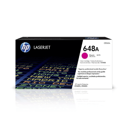 HP CE263A 648A Magenta Toner Cartridge with high page yield