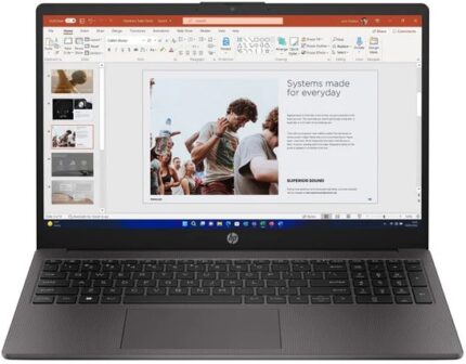 HP 250 G10 Laptop with Intel N100, 8GB RAM, 256GB SSD, 15.6″ HD Display, Windows 11