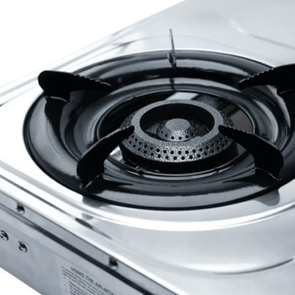 2-Plate Stainless Steel Stove 193E with Hose and Regulator