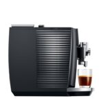 J8 Twin Piano Black coffee machine with dual grinders
