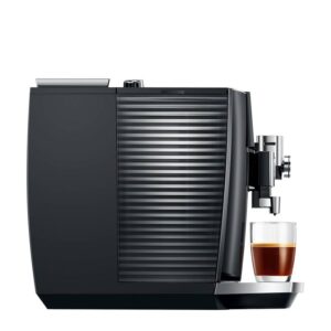 J8 Twin Piano Black coffee machine with dual grinders