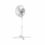 Midea FS40‑21M white 40 cm pedestal fan front view