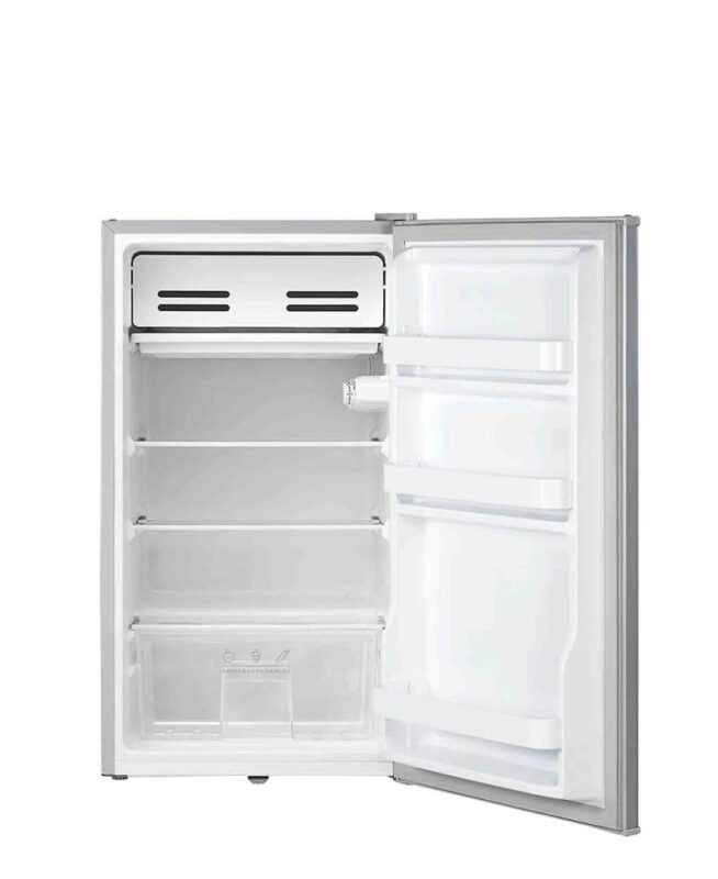 Midea 93L Single Door Bar Fridge - Silver - Lock