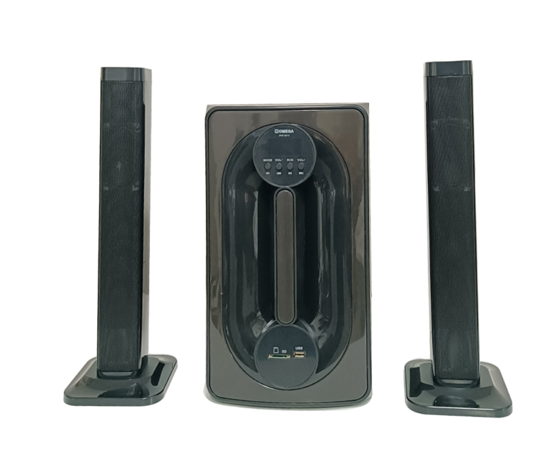 Omega DVD-5216 LightShow Convertible Soundbar Subwoofer - Image 2