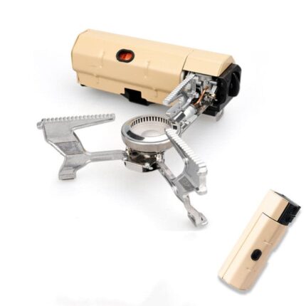 TOTAI Portable Cartridge Folding Stove 26/008 in red with a carry case