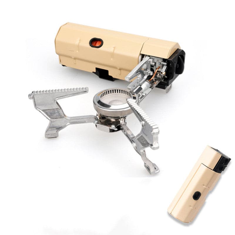 TOTAI Portable Cartridge Folding Stove 26/008 in red with a carry case
