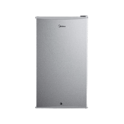 Midea 93L Single Door Bar Fridge - Silver - Lock