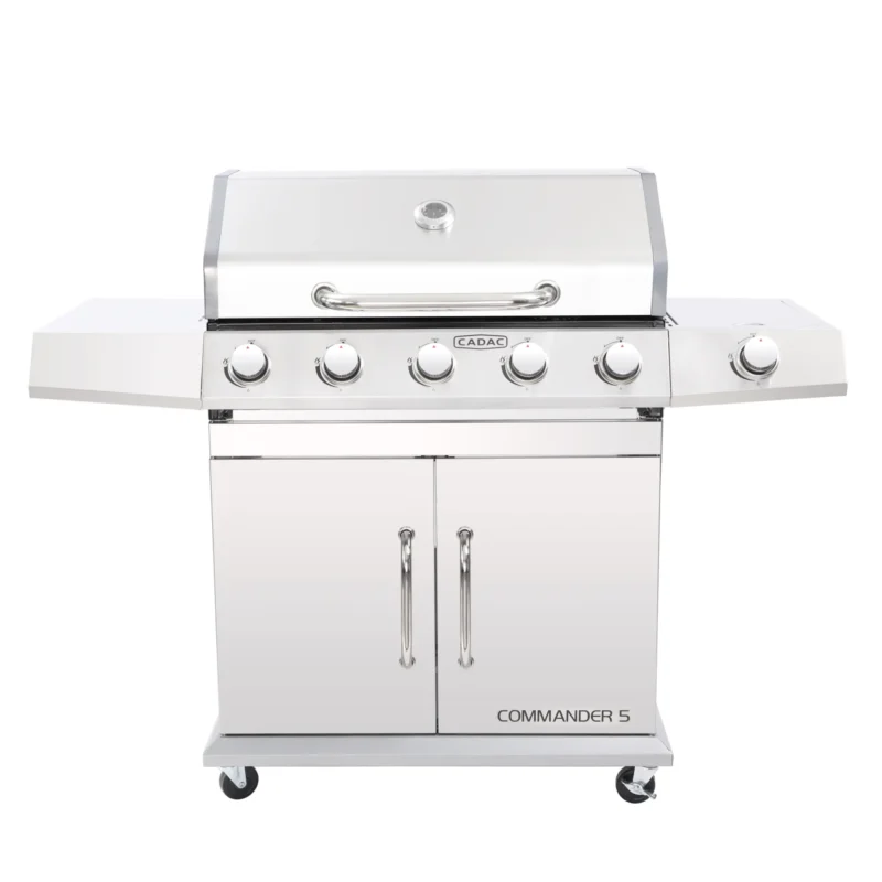 Cadac 5 Burner Commander Gas Braai -Stainless Steel - Image 4