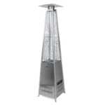 Pyramid Heater Stainless Steel -Sleek Outdoor Heating Solution - Image 2