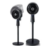 Kenwood Digital Pedestal Fan IFP25 – black pedestal fan with digital controls and adjustable height