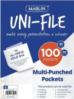 Marlin A4 File Pockets Sleeves – 100 Pack