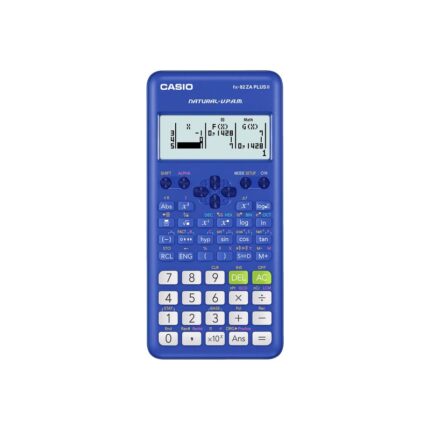 Casio FX-82ZA Plus II Scientific Calculator – Blue Edition