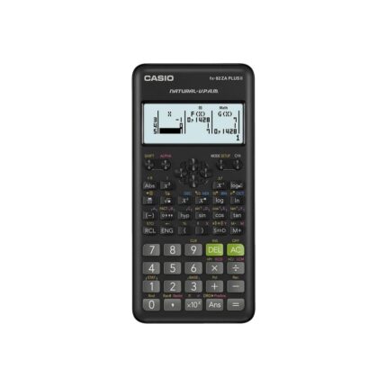 Casio FX-82ZA Plus II Scientific Calculator – Black Edition