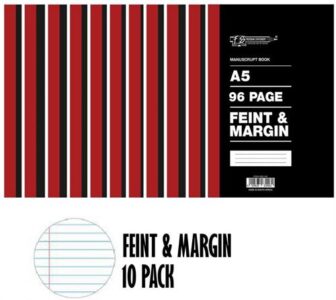 Freedom A5 Manuscript Book – 96 Pages, Feint & Margin