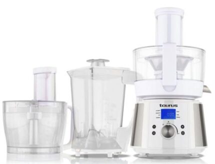 Taurus De Cuinar food processor with blender, juicer and stainless steel bowl