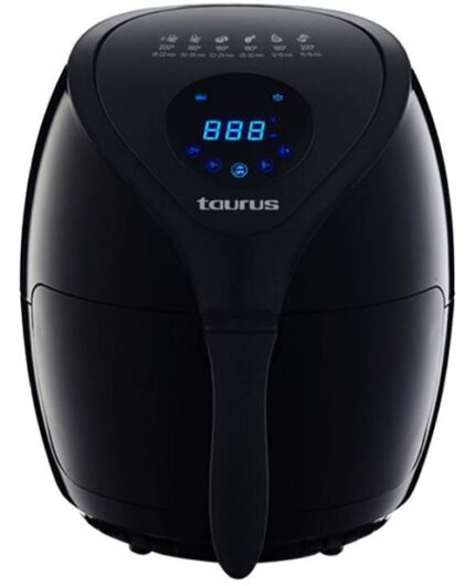 Taurus 3.6L Digital Air Fryer in black with LED timer display