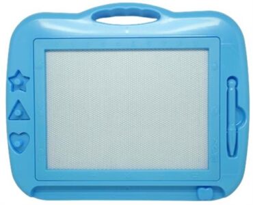 Brainware Magnetic Drawing and Writing Board in Blue for Kids