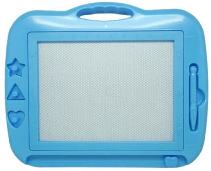 Brainware Magnetic Drawing and Writing Board in Blue for Kids