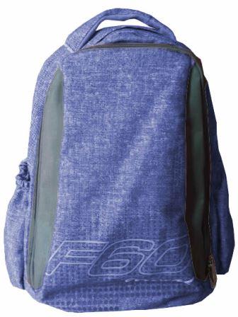 Macaroni Laureate Student Backpack – Two-Tone Blue/Grey, Waterproof